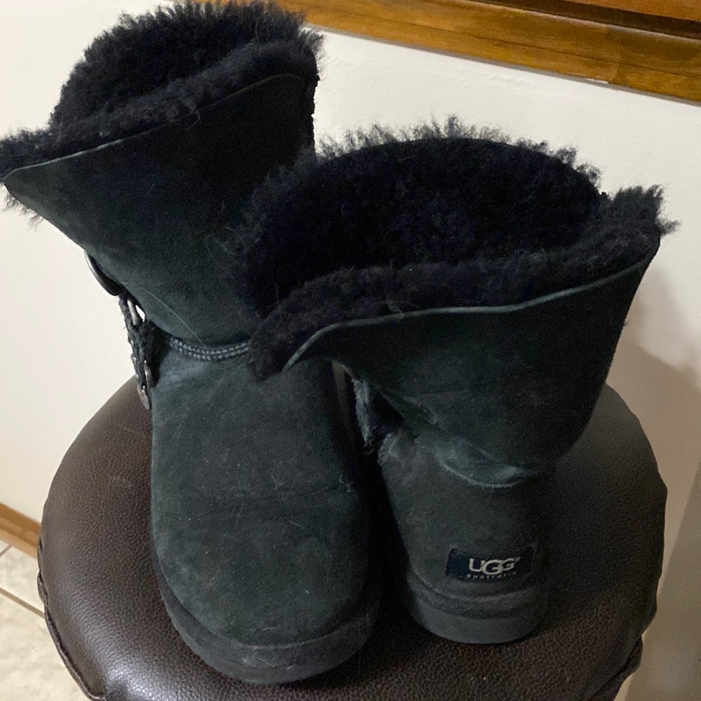 Black Ugg Boots size 8